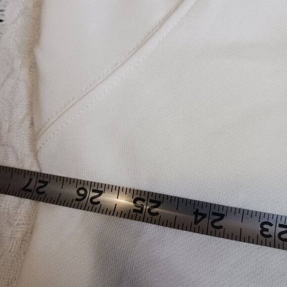 Fabletics Women's size 1X/ XXL Cream Cropped Sweatshirt - Picture 7 of 9